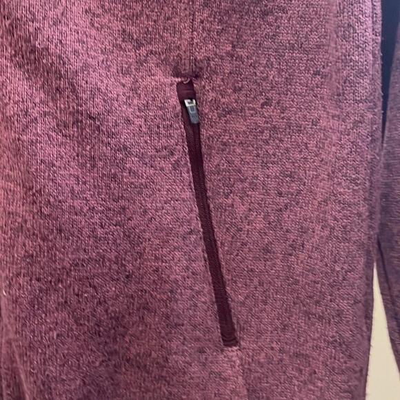 L.l.bean sweater fleece full-Zip jacket - red- medium - Picture 5 of 12